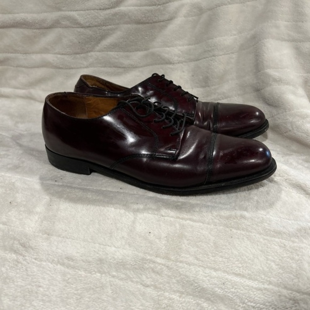 Mens Cole Haan Dress Shoes Size 10D Brown Leather‎ K089